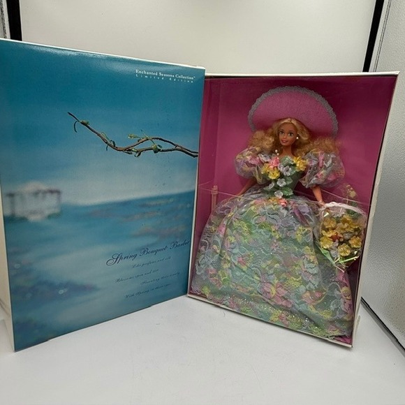 Mattel Other - Spring Bouquet Barbie Enchanted Seasons Collection Limited Edition‎ 1994 Mattel